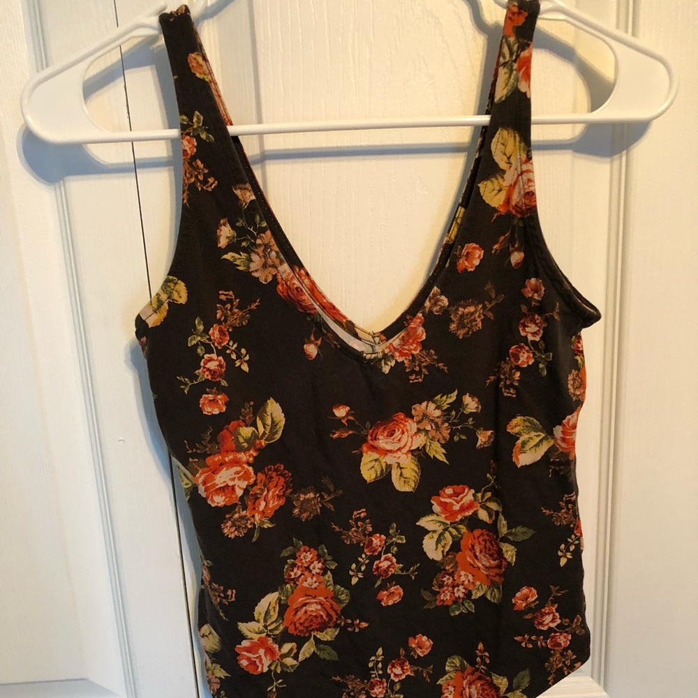 Floral body suit